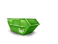 5 cbm Bauschutt Container