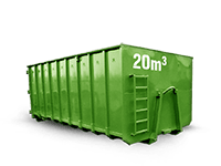 20 cbm Bauschutt Container
