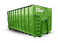 30 cbm Bauschutt Container
